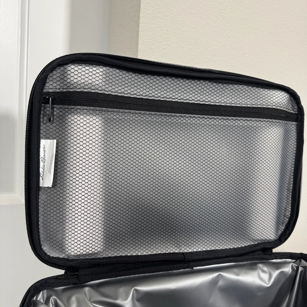 Eddie Bauer Max Cool 24-Can Cooler Black Ballard Industrial Soft Side Bag EB800